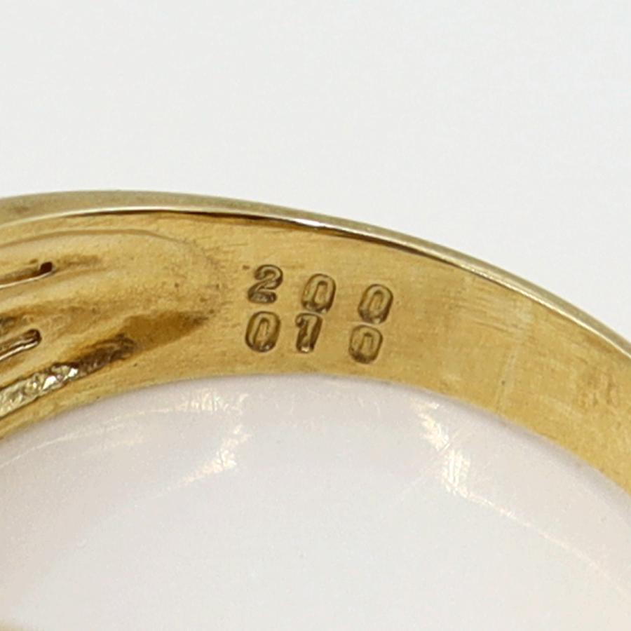 K18サファイアリング　S2.00ct　D0.10ct　リングサイズ14号　重量6.69ｇ(石の重量含む)　レディース (中古)