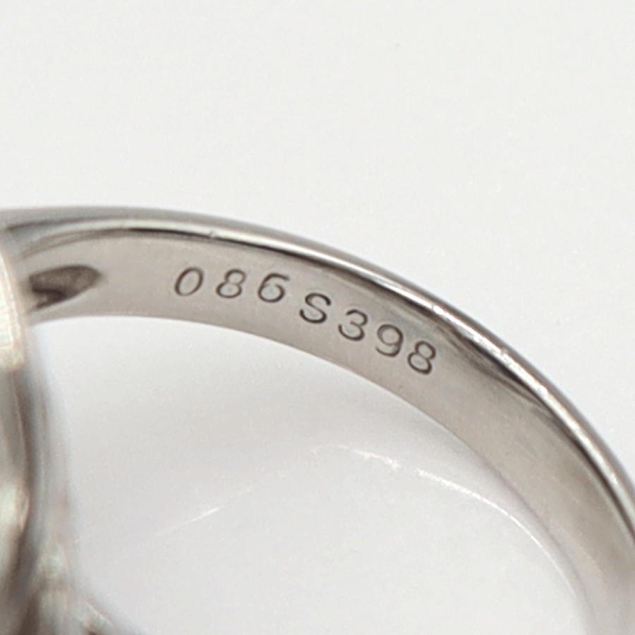 Pt900サファイアリング　S3.98ct　D0.86ct　リングサイズ12号　重量9.94ｇ(石の重量含む)　レディース(中古)