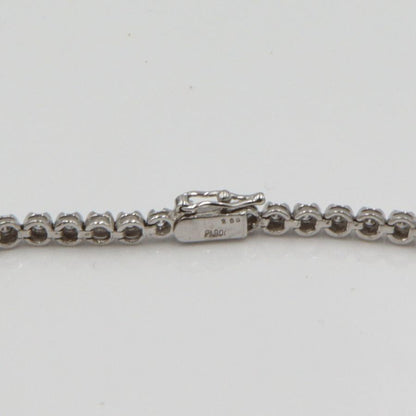 Pt900ダイヤモンドブレスレット　D2.00ct　ブレスレット長さ18cm　重量12.63ｇ　（中古）