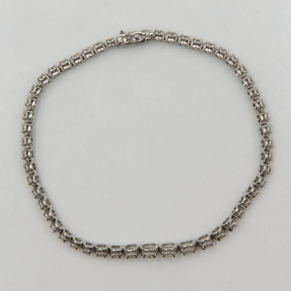 Pt900ダイヤモンドブレスレット　D2.00ct　ブレスレット長さ18cm　重量12.63ｇ　（中古）