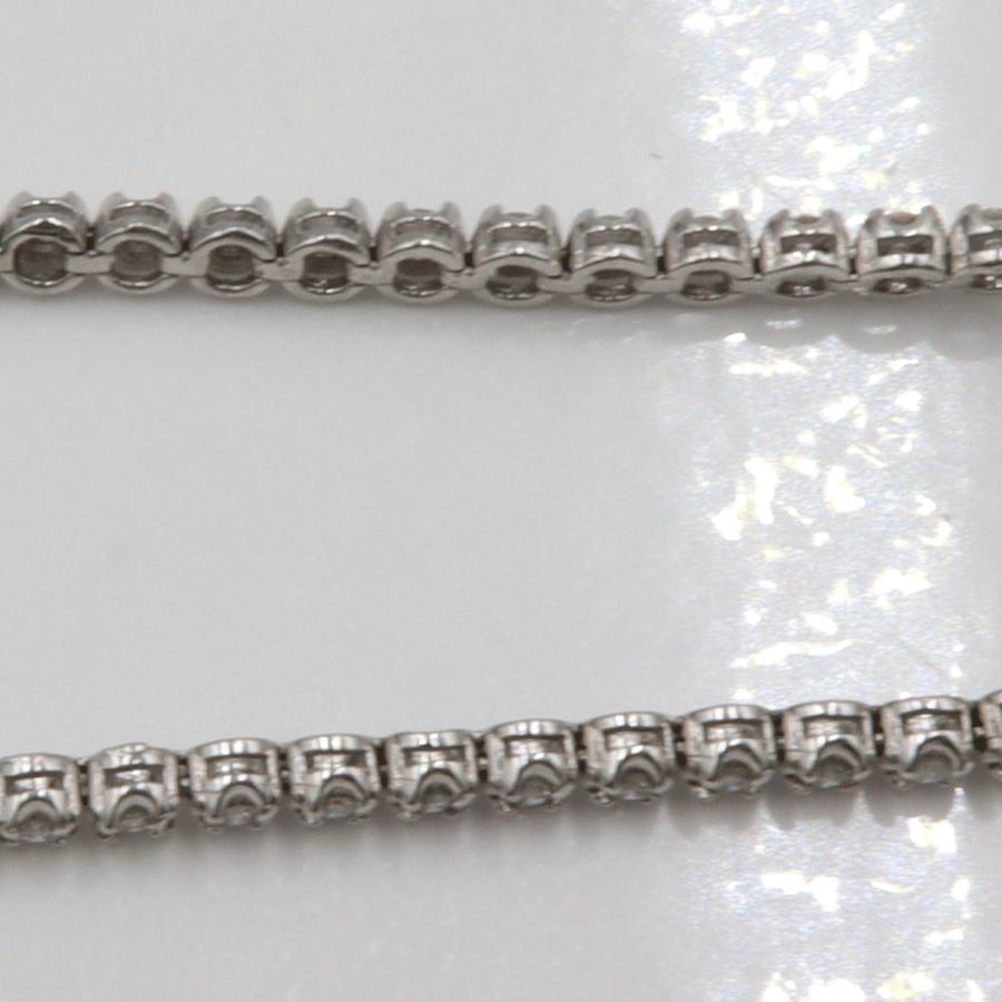 Pt900ダイヤモンドブレスレット　D2.00ct　ブレスレット長さ18cm　重量12.63ｇ　（中古）