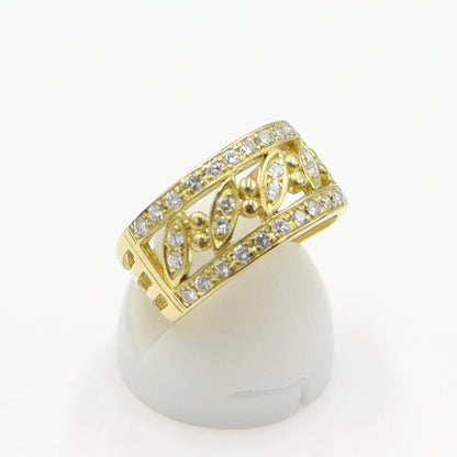 K18ダイヤモンドリング　D0.61ct　リングサイズ13号　重量6.75ｇ(石の重量含む)  (中古)