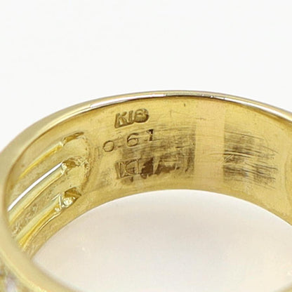 K18ダイヤモンドリング　D0.61ct　リングサイズ13号　重量6.75ｇ(石の重量含む)  (中古)