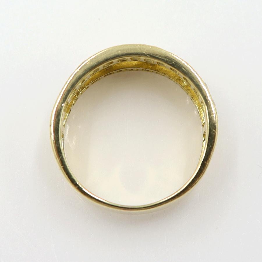 K18ダイヤモンドリング　D0.61ct　リングサイズ13号　重量6.75ｇ(石の重量含む)  (中古)
