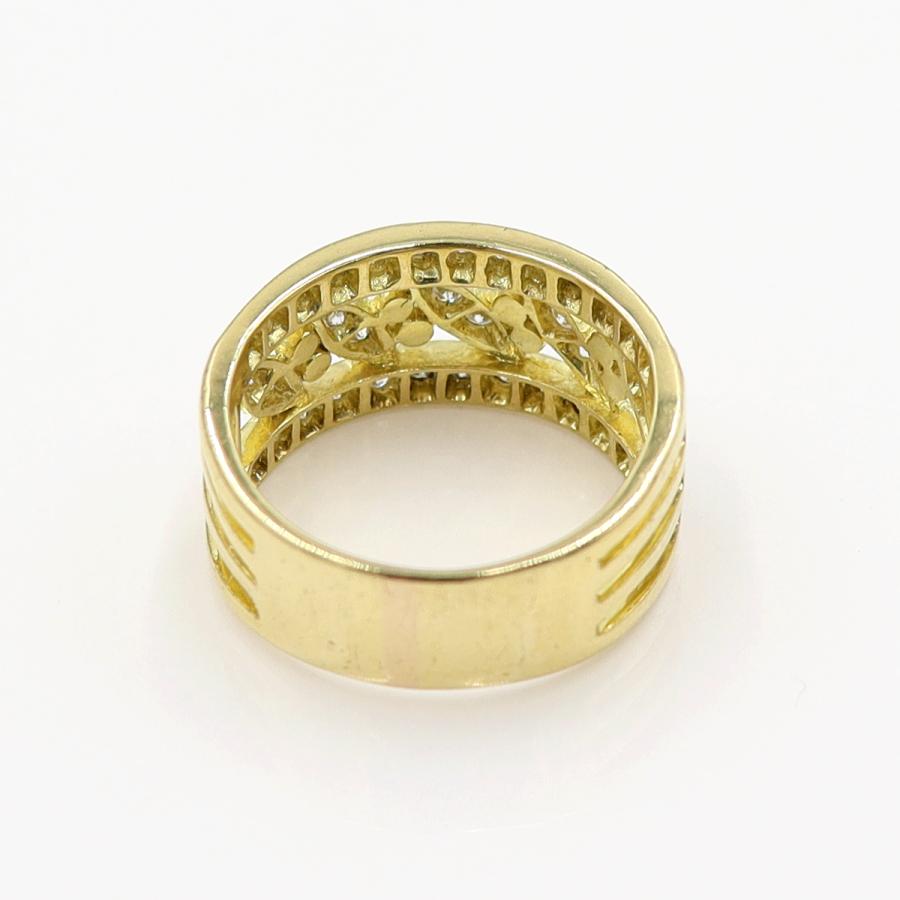 K18ダイヤモンドリング　D0.61ct　リングサイズ13号　重量6.75ｇ(石の重量含む)  (中古)