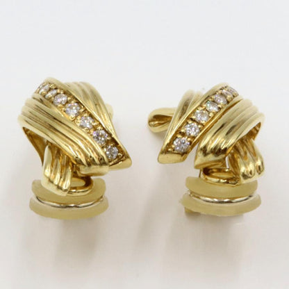 ピエール・カルダン(pierre cardin)750ダイヤモンドイヤリング　重量13.88ｇ(両耳合計・石の重量を含む)　レディース(中古)