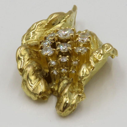 岩倉康二(イワクラ コウジ) K18ダイヤモンドペンダントトップ　D1.60ct　サイズ縦49.3mm・横25.0mm　重量19.38ｇ　レディース（中古）