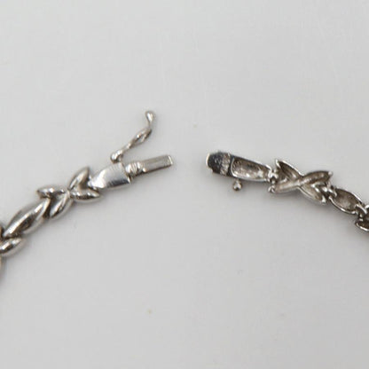 K14WGダイヤモンドブレスレット　D0.20ct　ブレスレット長さ18cm　重量9.15ｇ（中古）