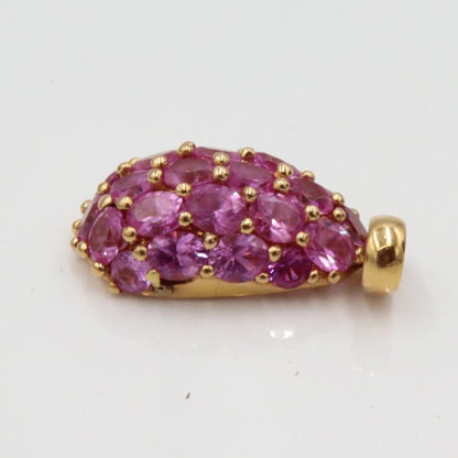 750ピンクトパーズペンダントトップ　重量8.04ｇ(石の重量含む)　レディース（中古）