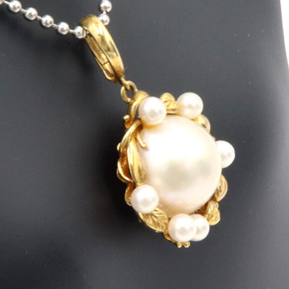 K18マペパールペンダントトップ　重量7.92ｇ(石の重量含む)（中古）