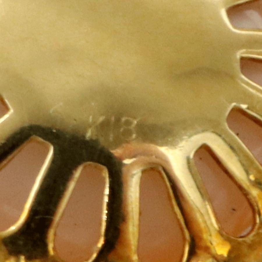 K18マペパールペンダントトップ　重量7.92ｇ(石の重量含む)（中古）