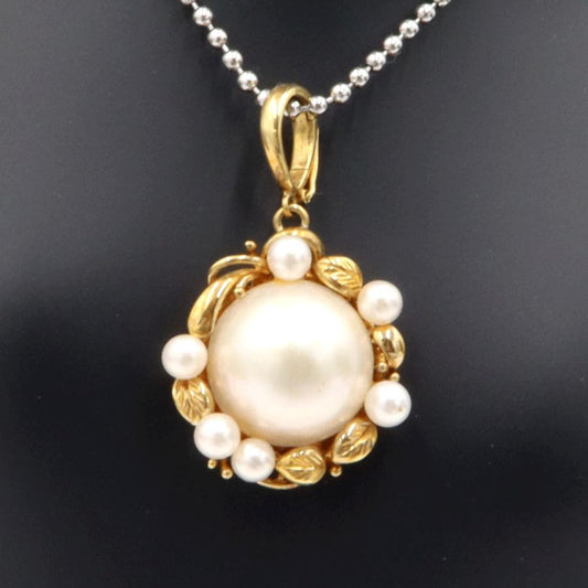 K18マペパールペンダントトップ　重量7.92ｇ(石の重量含む)（中古）