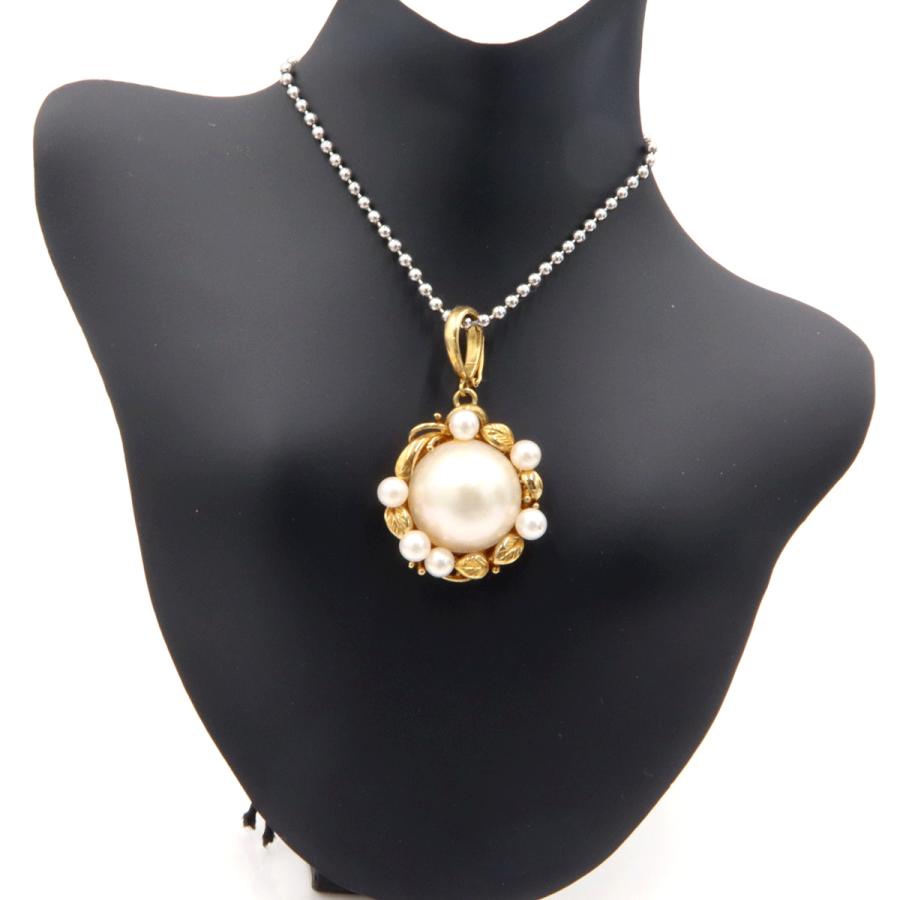 K18マペパールペンダントトップ　重量7.92ｇ(石の重量含む)（中古）