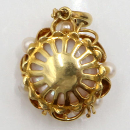 K18マペパールペンダントトップ　重量7.92ｇ(石の重量含む)（中古）