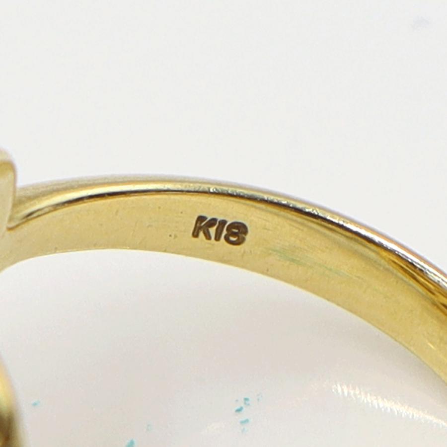 K18サファイアリング　S1.70ct　D0.26ct　リングサイズ11号　重量5.37ｇ(石の重量含む)　レディース(中古)