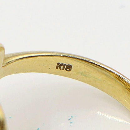 K18サファイアリング　S1.70ct　D0.26ct　リングサイズ11号　重量5.37ｇ(石の重量含む)　レディース(中古)