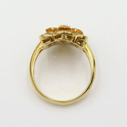 K18サファイアリング　S1.70ct　D0.26ct　リングサイズ11号　重量5.37ｇ(石の重量含む)　レディース(中古)