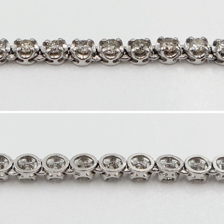 Pt850ダイヤモンドチョーカー　D5.00ct　チョーカー長さ：約40cm　重量16.89ｇ(石の重量含む)(中古)