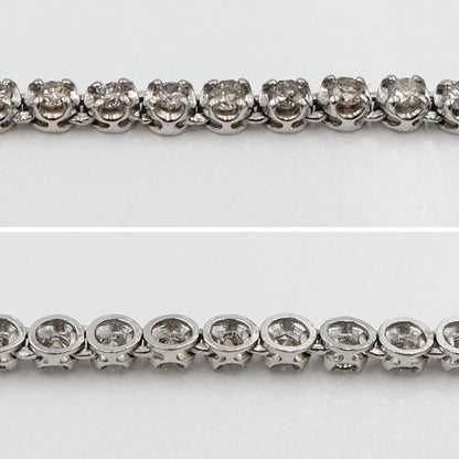 Pt850ダイヤモンドチョーカー　D5.00ct　チョーカー長さ：約40cm　重量16.89ｇ(石の重量含む)(中古)