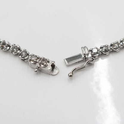 Pt850ダイヤモンドチョーカー　D5.00ct　チョーカー長さ：約40cm　重量16.89ｇ(石の重量含む)(中古)