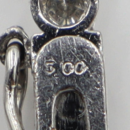 Pt850ダイヤモンドチョーカー　D5.00ct　チョーカー長さ：約40cm　重量16.89ｇ(石の重量含む)(中古)