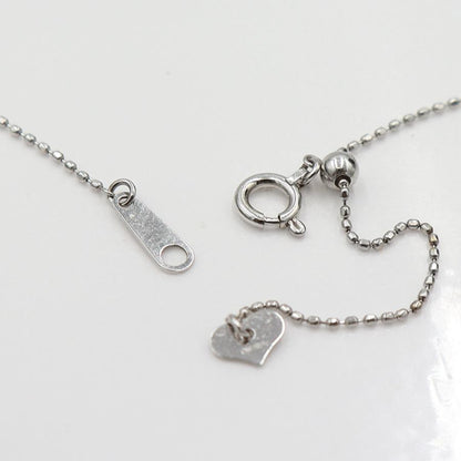 K18WGダイヤモンドペンダントネックレス　ネック長さ：約44cm　重量3.22ｇ(石の重量含む)(中古)