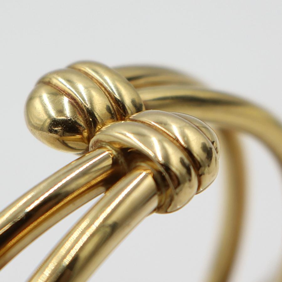 ウノアエレ(UNOAERRE) 750デザインバングル　バングルサイズ：約16.5cm　バングル幅：約14.0mm　重量31.97ｇ　C型バングル　ゴールド　レディース（中古）