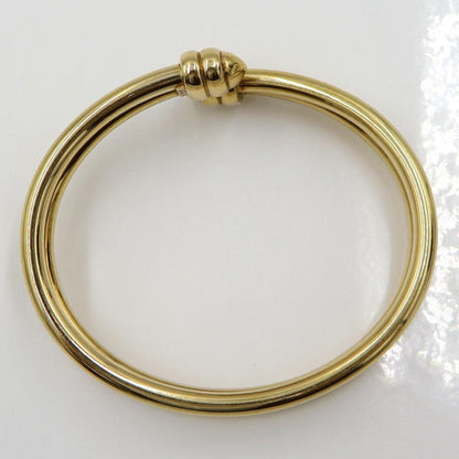 ウノアエレ(UNOAERRE) 750デザインバングル　バングルサイズ：約16.5cm　バングル幅：約14.0mm　重量31.97ｇ　C型バングル　ゴールド　レディース（中古）