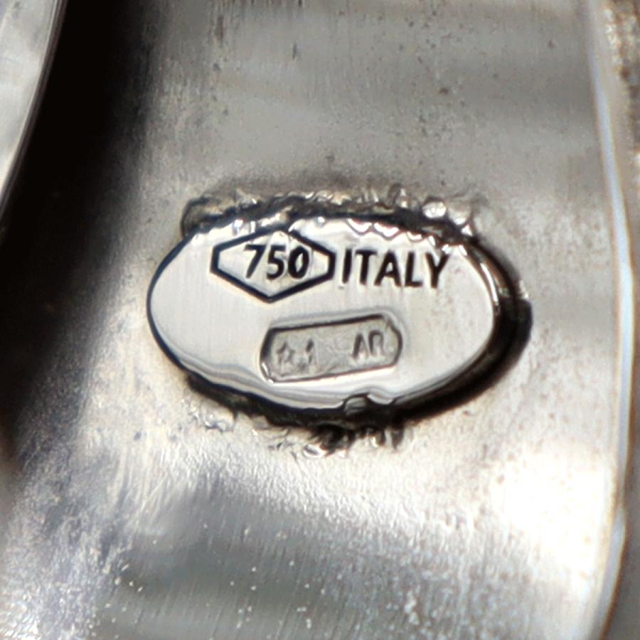 ウノアエレ(UNOAERRE) 750デザインリング　リングサイズ16号　重量4.18ｇ　レディース（中古）