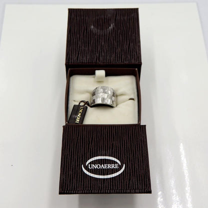 ウノアエレ(UNOAERRE) 750デザインリング　リングサイズ16号　重量4.18ｇ　レディース（中古）