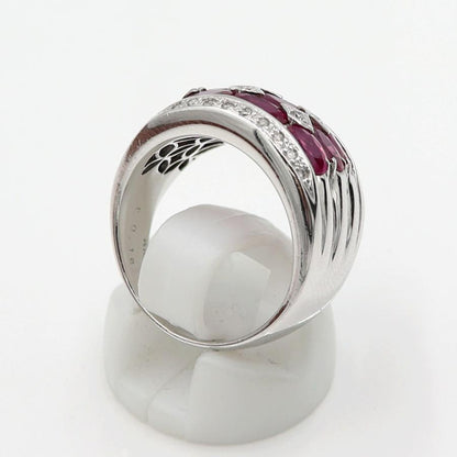 K14ルビーダイヤリング　R2.70ct　D0.18ct　サイズ12号　重量8.69ｇ(石の重量含む)　レディース(中古)