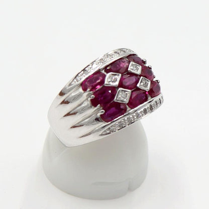 K14ルビーダイヤリング　R2.70ct　D0.18ct　サイズ12号　重量8.69ｇ(石の重量含む)　レディース(中古)