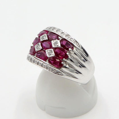 K14ルビーダイヤリング　R2.70ct　D0.18ct　サイズ12号　重量8.69ｇ(石の重量含む)　レディース(中古)