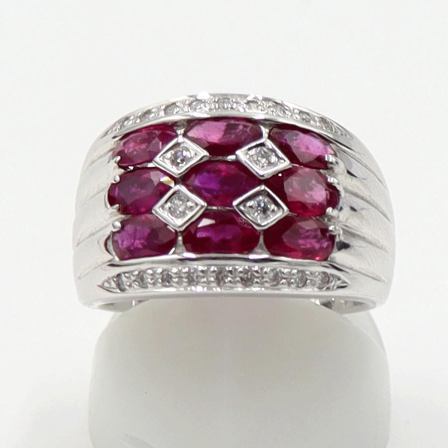 K14ルビーダイヤリング　R2.70ct　D0.18ct　サイズ12号　重量8.69ｇ(石の重量含む)　レディース(中古)