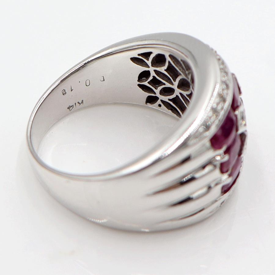 K14ルビーダイヤリング　R2.70ct　D0.18ct　サイズ12号　重量8.69ｇ(石の重量含む)　レディース(中古)