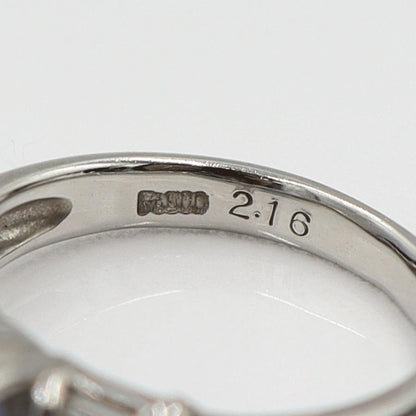 Pt900スターサファイアリング S2.16ct D0.22ct リングサイズ13号　重量6.78ｇ(石の重量含む)　レディース(中古)