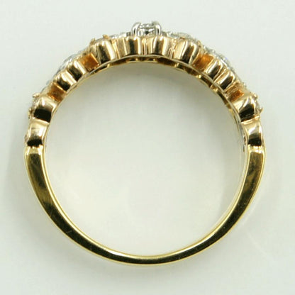 K18/Pt900ダイヤモンドリング　D0.32ct　リングサイズ11号　重量5.41ｇ(石の重量含む)（中古）