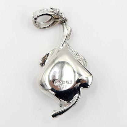 K14WGケシパールペンダントトップ　D0.07ct　重量5.54ｇ(石の重量含む)（中古）