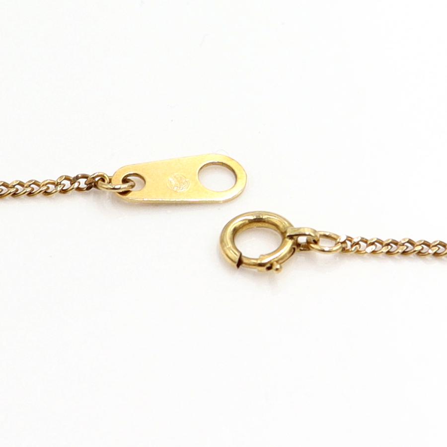 K18メノウカメオペンダントネックレス「キャット」　ネックレス長さ38cm　重量6.57ｇ　レディース（中古）