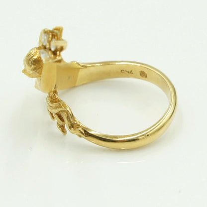 カレライカレラ（Carrera y Carrera）カレライカレラ750マーメイドダイヤモンドリング　「女神」　リングサイズ12号　レディース（中古）