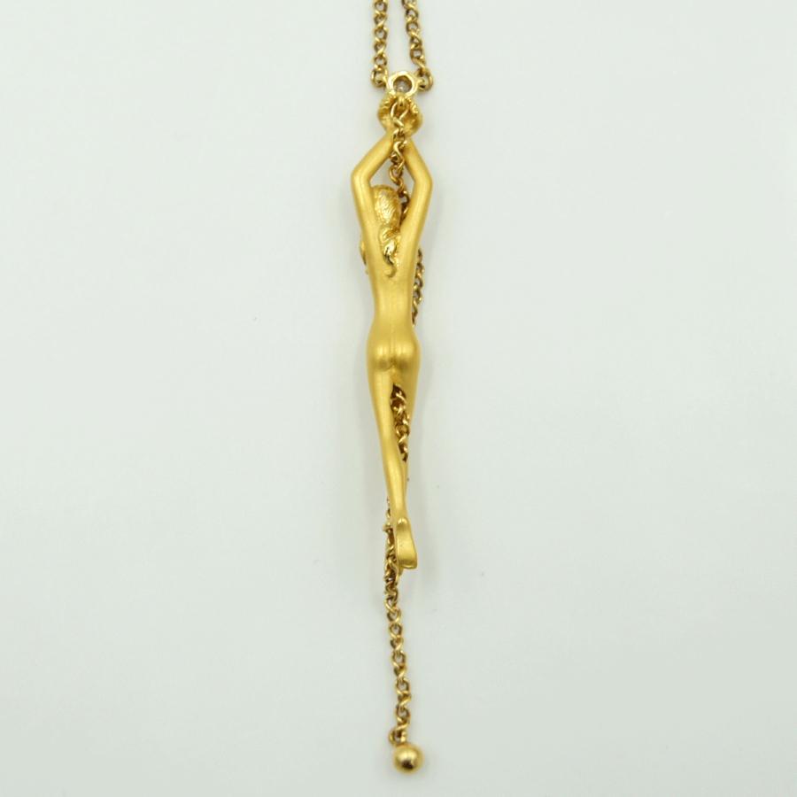 カレライカレラ（Carrera y Carrera）カレライカレラ750ダイヤモンドネックレス「女神」　ネックレスサイズ 約43cm 　レディース(中古）