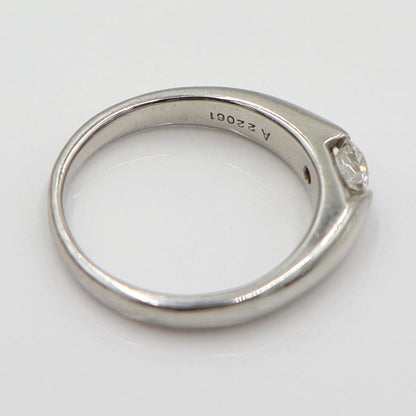 Pt1000ダイヤモンドリング　D0.314ct　サイズ12号　重量6.76ｇ(石の重量含む)　レディース(中古)