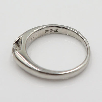 Pt1000ダイヤモンドリング　D0.314ct　サイズ12号　重量6.76ｇ(石の重量含む)　レディース(中古)