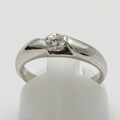 Pt1000ダイヤモンドリング　D0.314ct　サイズ12号　重量6.76ｇ(石の重量含む)　レディース(中古)