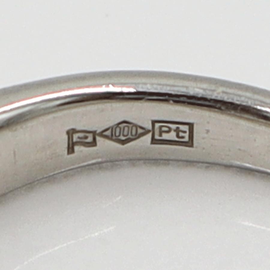 Pt1000ダイヤモンドリング　D0.314ct　サイズ12号　重量6.76ｇ(石の重量含む)　レディース(中古)