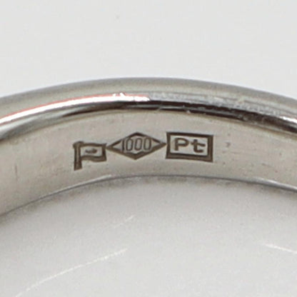 Pt1000ダイヤモンドリング　D0.314ct　サイズ12号　重量6.76ｇ(石の重量含む)　レディース(中古)