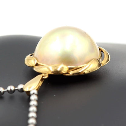 K18マペパールペンダントトップ　重量5.19ｇ(石の重量含む)（中古）