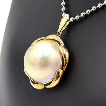 K18マペパールペンダントトップ　重量5.19ｇ(石の重量含む)（中古）