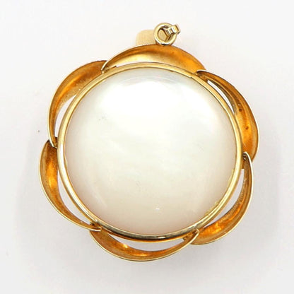 K18マペパールペンダントトップ　重量5.19ｇ(石の重量含む)（中古）