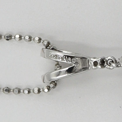 K18WGオニキスダイヤペンダントネックレス　D0.60ct　重さ：6.45g(石の重量含む) レディース(中古)